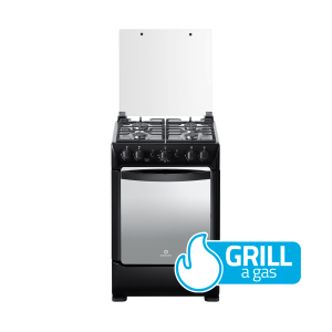COCINA A GAS FERRARA MAXGRILL ZAFIRO 4 QUEMADORES 24" NEGRO